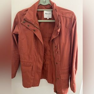 Madewell Burnt Orange military jacket